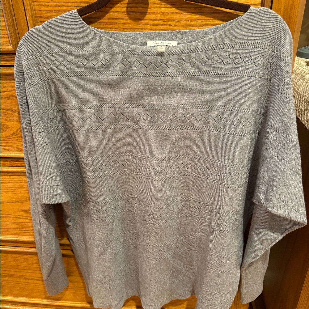 Gray Crew Neck Sweater